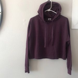 Zella cropped hoodie sweatshirt